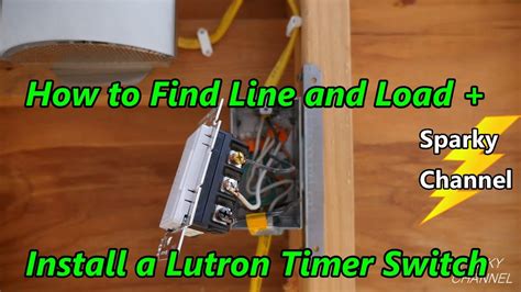 how to locate line and load in a junction box|wire line and load identification.